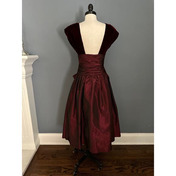 Vintage 80s Retro 50s Dress Rockabilly WhimsyGoth Punk Alt Christmas Party Prom - Picture 8 of 13